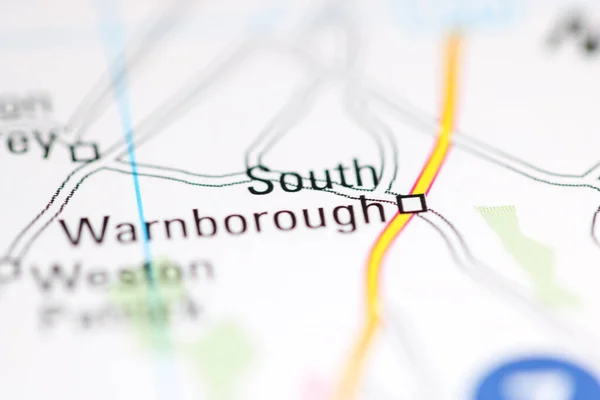 South Warnborough Großbritannien Auf Einer Geografischen Karte — Stockfoto
