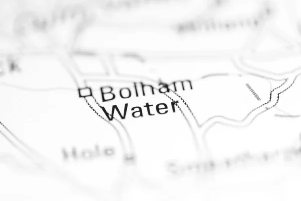 ボラム ウォーター 地理地図上のイギリス — ストック写真