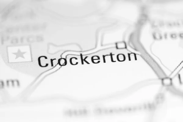 Crockerton Reino Unido Sobre Mapa Geografia — Fotografia de Stock