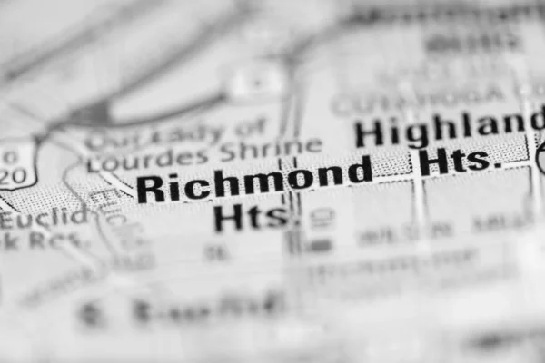 Richmond Heights Χάρτη Των Ηνωμένων Πολιτειών Της Αμερικής — Φωτογραφία Αρχείου