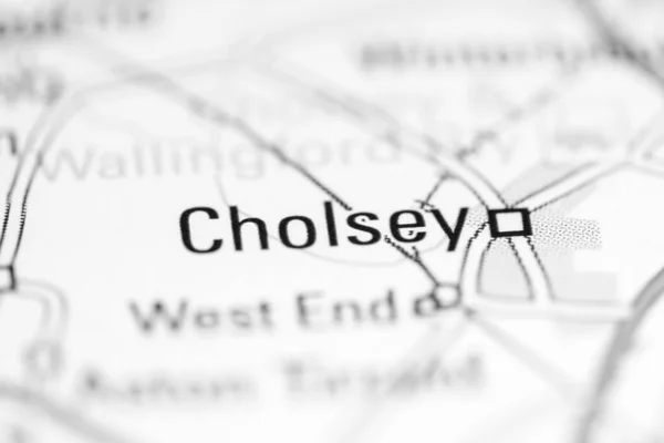 チョルシー 地理地図上のイギリス — ストック写真