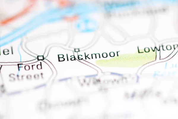 Blackmoor Velká Británie Mapě Geografie — Stock fotografie