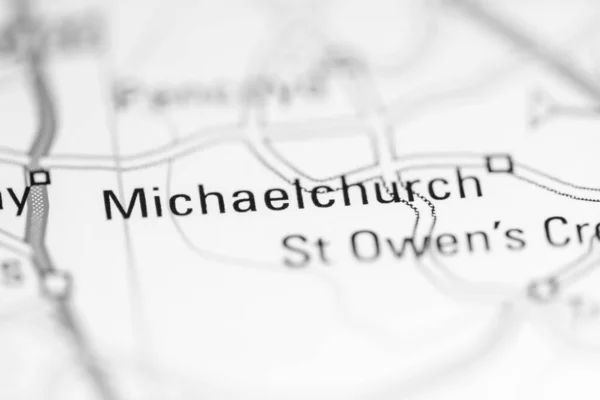 Michaelchurch Reino Unido Sobre Mapa Geografia — Fotografia de Stock