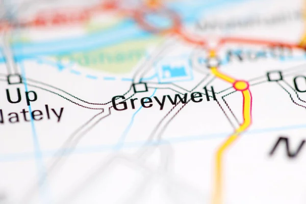 グレイウェル 地理地図上のイギリス — ストック写真