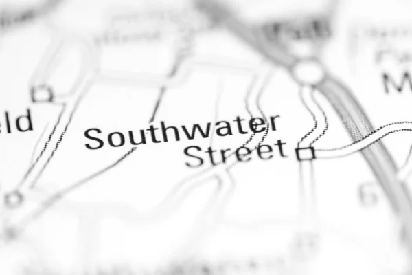 Southwater Street Reino Unido Mapa Geográfico — Foto de Stock