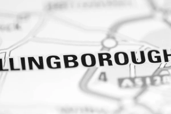 Ellingborough Reino Unido Sobre Mapa Geografia — Fotografia de Stock