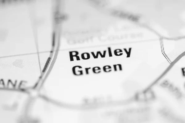 Rowley Green Χάρτη Του Ηνωμένου Βασιλείου — Φωτογραφία Αρχείου