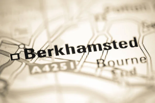 Berkhamsted Regno Unito Una Carta Geografica — Foto Stock