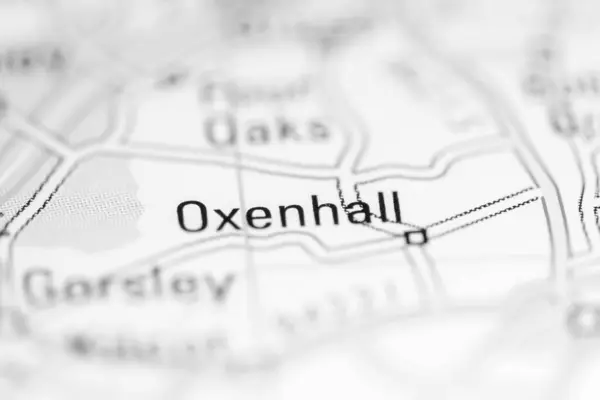 オックスホール 地理地図上のイギリス — ストック写真