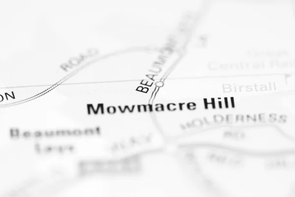 Гора Моумакре Географічній Карті Великої Британії — стокове фото