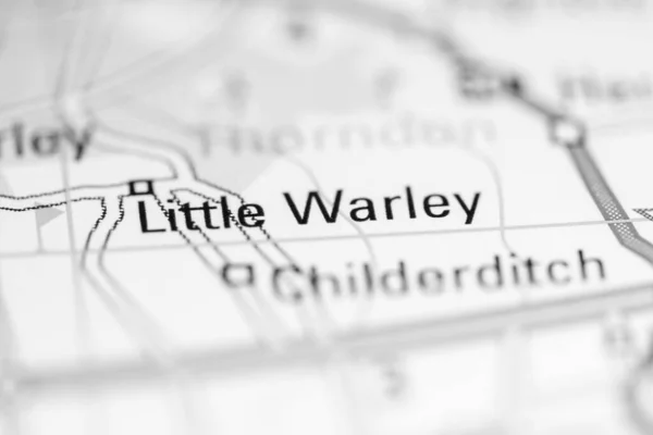 Pequeno Warley Reino Unido Sobre Mapa Geografia — Fotografia de Stock