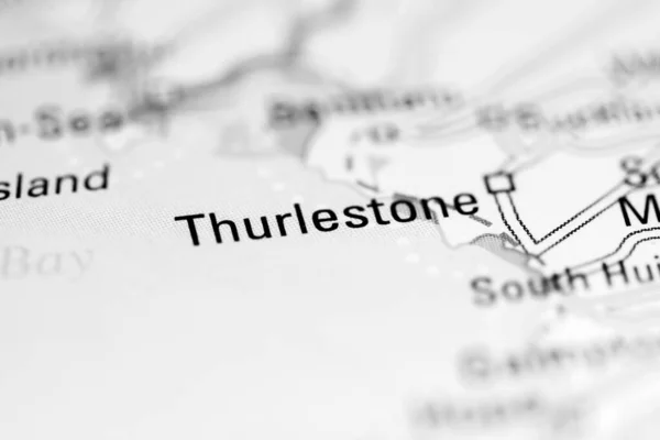 Thurlestone Regno Unito Una Carta Geografica — Foto Stock