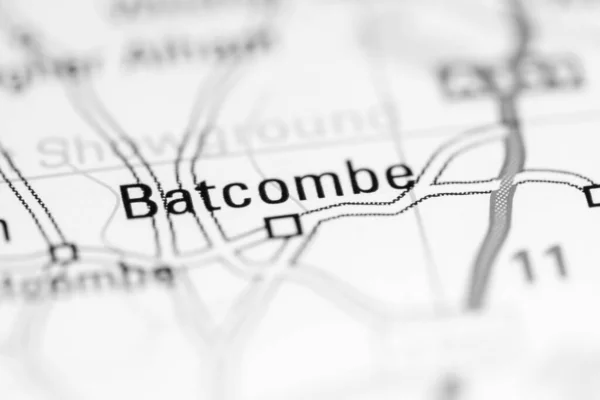 バットコムだ 地理地図上のイギリス — ストック写真