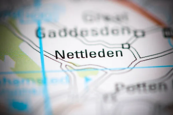 Nettleden Regno Unito Una Carta Geografica — Foto Stock