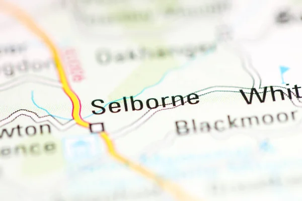 Selborne. United Kingdom on a geography map