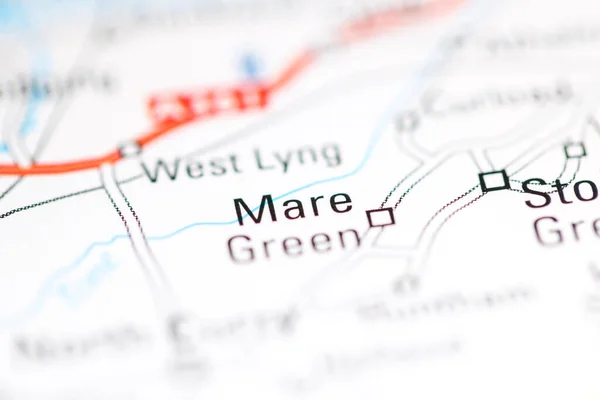 Mare Green Förenade Kungariket Geografisk Karta — Stockfoto