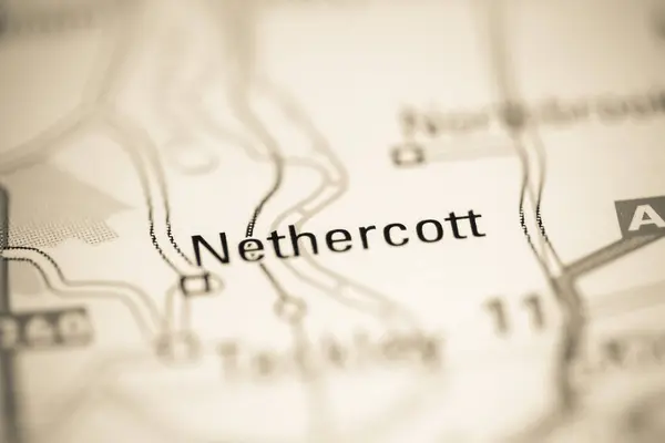 Nethercott Reino Unido Sobre Mapa Geografia — Fotografia de Stock