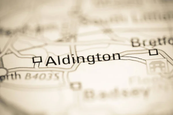 アルディントン 地理地図上のイギリス — ストック写真