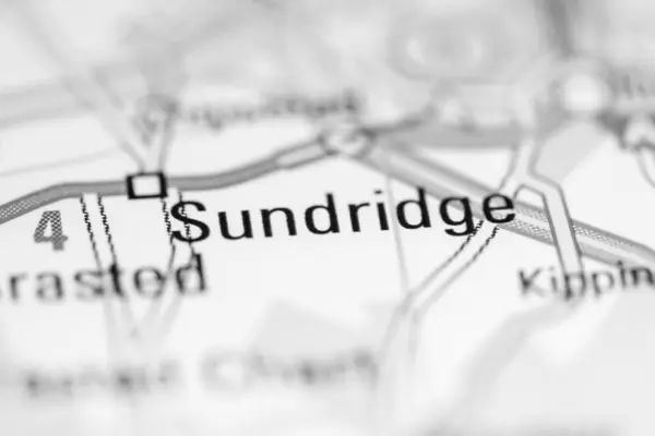 Sundridge Reino Unido Mapa Geográfico —  Fotos de Stock