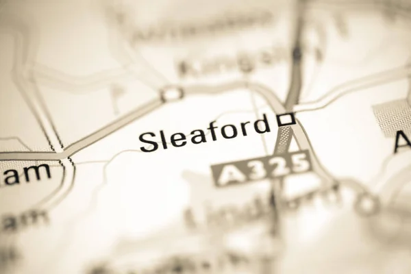 Sleaford United Kingdom Geographical Map — 图库照片