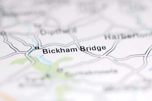 ビッカム ブリッジ 地理地図上のイギリス — ストック写真