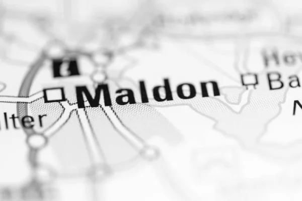 マルドン 地理地図上のイギリス — ストック写真