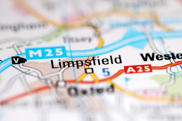 Limpsfield Reino Unido Mapa Geográfico — Foto de Stock