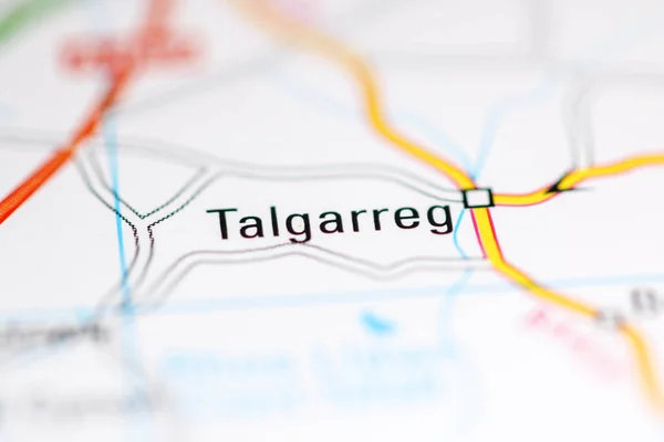 Talgarreg Regno Unito Una Carta Geografica — Foto Stock