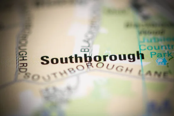 Southborough Una Mappa Del Regno Unito — Foto Stock