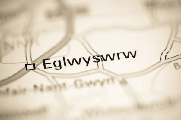 Eglwysww 地理地図上のイギリス — ストック写真