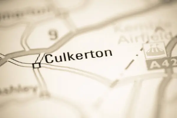 Culkerton Regno Unito Una Carta Geografica — Foto Stock