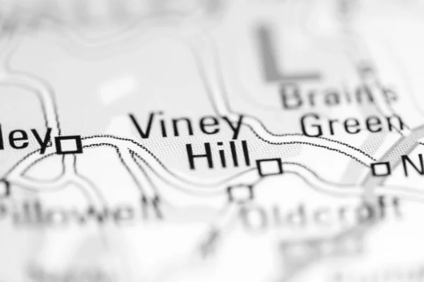 Viney Hill Verenigd Koninkrijk Aardrijkskundekaart — Stockfoto