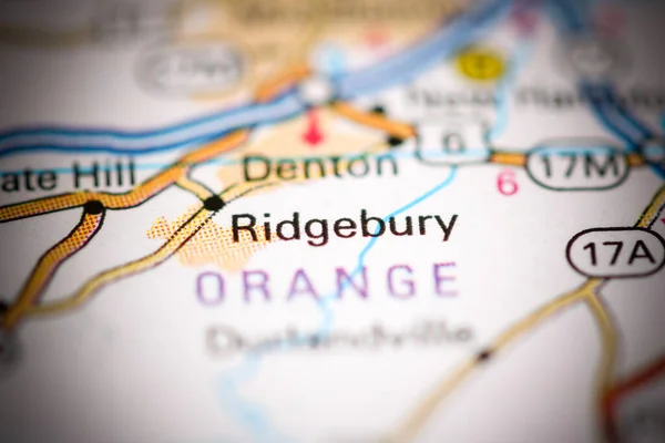 Ridgebury New York Stati Uniti Una Mappa Geografica — Foto Stock