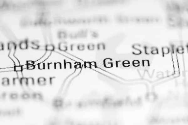 バーナム グリーン 地理地図上のイギリス — ストック写真