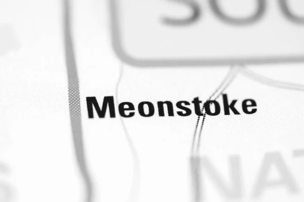 Meonstoke Γεωγραφικό Χάρτη Του Ηνωμένου Βασιλείου — Φωτογραφία Αρχείου