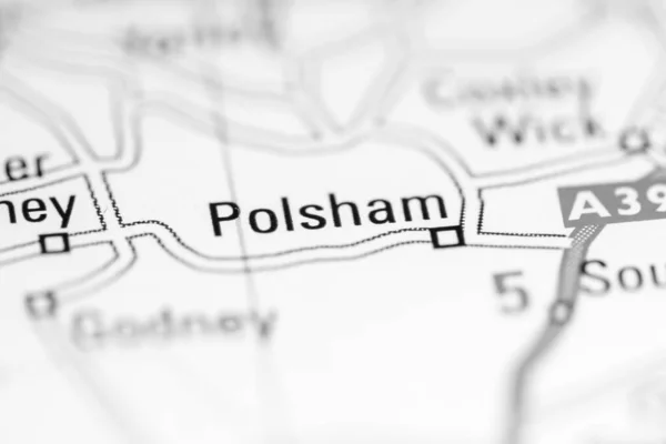 ポルシャム 地理地図上のイギリス — ストック写真
