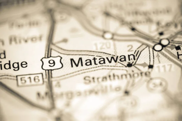 Matawan New Jersey Usa Geografisk Karta — Stockfoto
