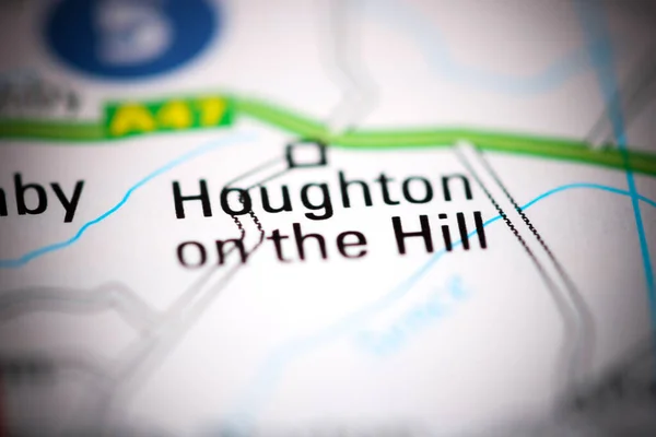 Houghton Hill Una Mappa Geografica Del Regno Unito — Foto Stock