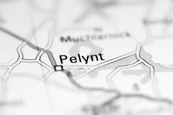 ペリント 地理地図上のイギリス — ストック写真