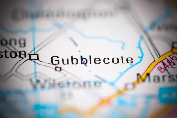 Gubblecote Velká Británie Mapě Geografie — Stock fotografie