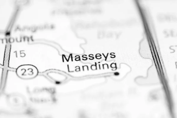 Masseys Landing. Delaware. USA on a geography map
