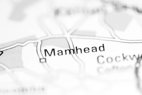 マムヘッド 地理地図上のイギリス — ストック写真