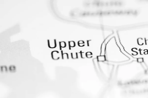 Opper Chute Verenigd Koninkrijk Aardrijkskundekaart — Stockfoto