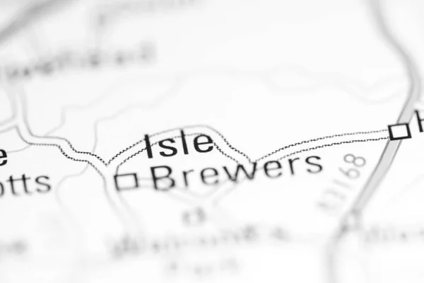 アイランド ブルワーズ 地理地図上のイギリス — ストック写真