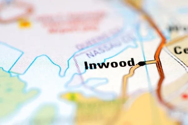 Inwood Een Geografische Kaart Van Verenigde Staten — Stockfoto