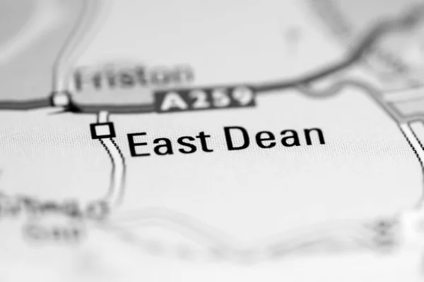 East Dean Reino Unido Mapa Geográfico —  Fotos de Stock