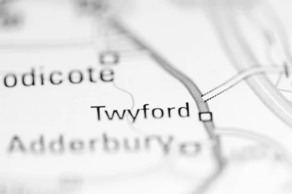 Twyford Reino Unido Sobre Mapa Geografia — Fotografia de Stock