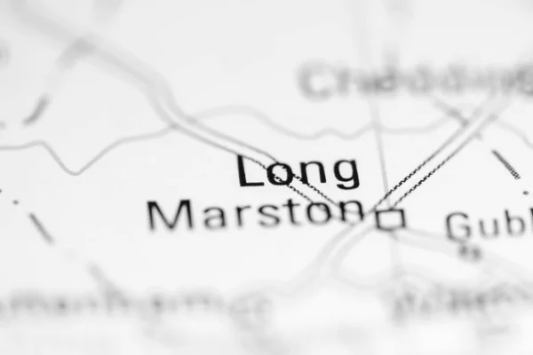 ロング マーストン 地理地図上のイギリス — ストック写真