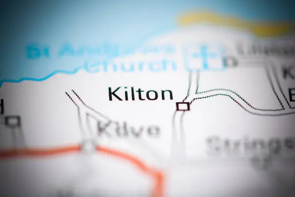 キルトン 地理地図上のイギリス — ストック写真