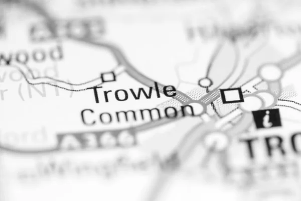 トロール コモン 地理地図上のイギリス — ストック写真